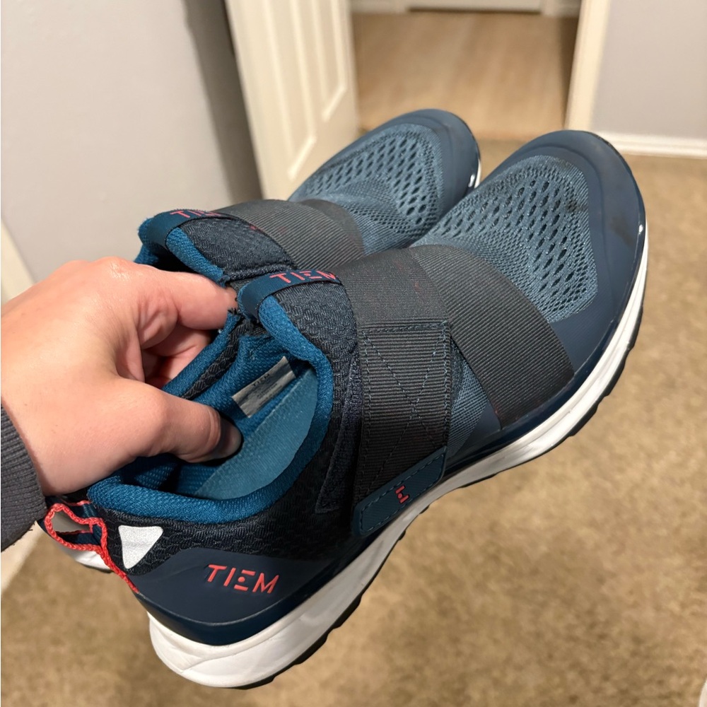 TIEM Navy Slip-On Athletic Sneakers for Women
